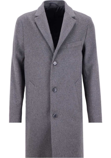 Gri Melanj Erkek Palto F5WM-PLT 2895