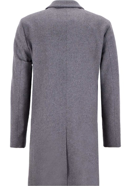 Gri Melanj Erkek Palto F5WM-PLT 2895 fiyatları