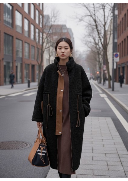 Beli Bağcıklı Kadın Fermuarlı Peluş Ceket fiyatları