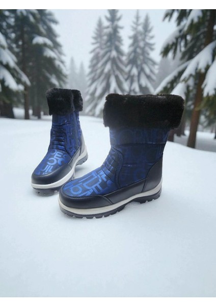 Çocuk Waterproof Su Geçirmez Kürklü Kar Bot fiyatları