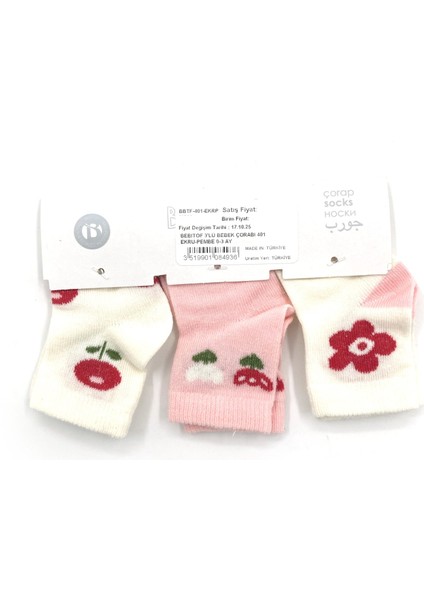 3'lü Bebek Çorabı 401