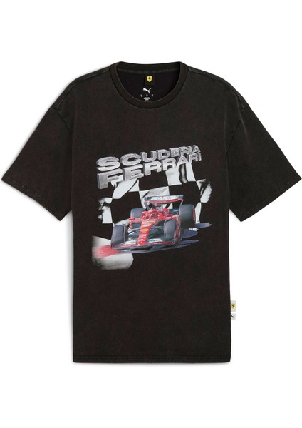 Ferrari Sportswear Graphi Siyah Erkek Kısa Kol T-Shirt fiyatları