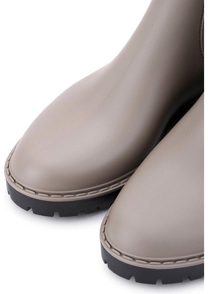 Trak Basıc Leo Sutlu Kahve Kadın Yağmur Botu modelleri