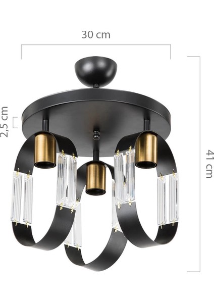 Nova 3lü Plafonyer Avize fırsatları