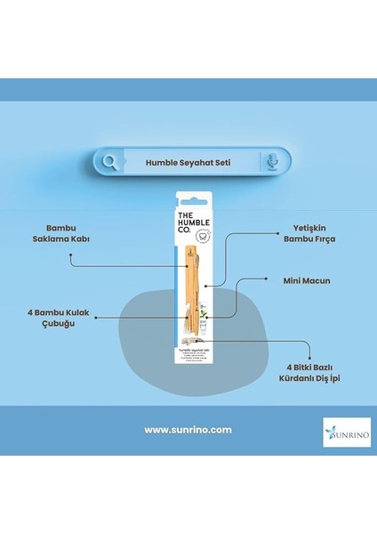 Humble Brush Travel Kit Seyahat Seti modelleri