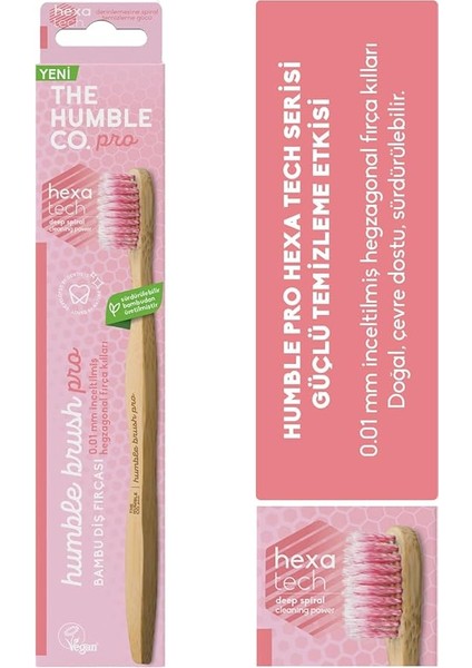Humble Brush Pro Line Hexagonal Soft Yetişkin Diş Fırçası Lila fiyatları
