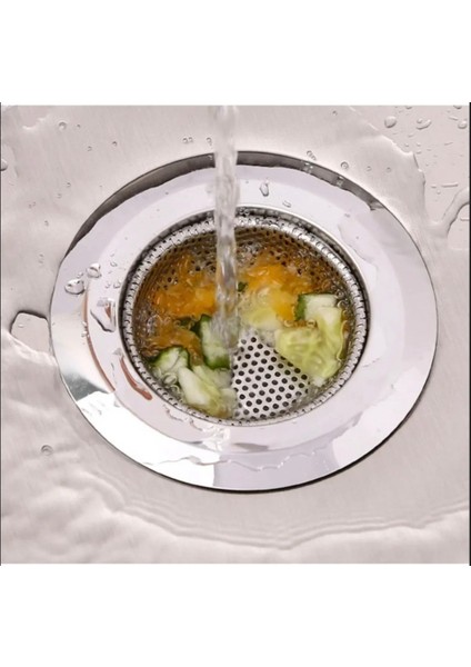 1 Adet Pratik Paslanmaz Çelik Lavabo Süzgeci 7,5 cm Çelik Mutfak Lavabo Süzgeci Evye Süzgeç fiyatları