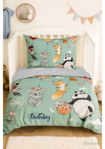 Yenidoğan Kız / Erkek Unisex Bebek Nevresim Takımı &AMP;#37;100 Pamuklu Sevimli Hayvanlar modelleri