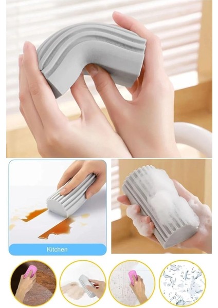 Çok Amaçlı Sihirli Temizlik Süngeri Leke Çıkarıcı Yüzey Koruyucu Nemli Silgi Sünger Ev Ofis Oto Için Güçlü Temizleyici modelleri