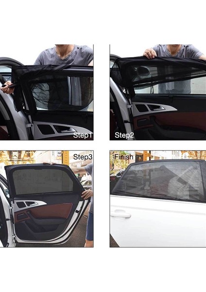 Cırtlı Araç Yan Cam Güneşlik Anne Bebek Uyumlu Emzirme Araba Kapı Camı Perdesi Sineklik 2 Adet fiyatları