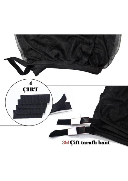 Cırtlı Araç Yan Cam Güneşlik Anne Bebek Uyumlu Emzirme Araba Kapı Camı Perdesi Sineklik 2 Adet indirimleri