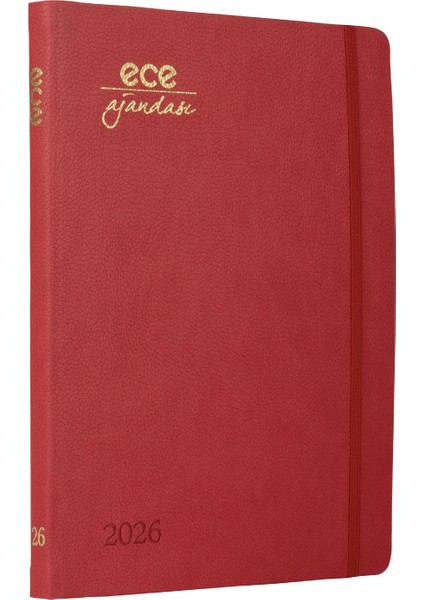 Ajandası Alaçatı 2026 Kırmızı - Haftalık 110GR. Ithal Kağıt Lastikli 18,5X23,5 fiyatları