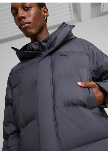 62646669 Protective Down Parka Gala Gri Düz Erkek Mont modelleri