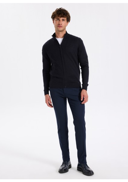 Normal Bel Açık Paça Paça Slim Fit Koyu Lacivert Erkek Pantolon Cıty- 4 fiyatları