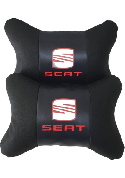 Seat Araca Araca Özel 2 Li 5d Ortopetik Oto Boyun Minderi ( Özel Dijital Baskı ) A++ Kalite Elyaf