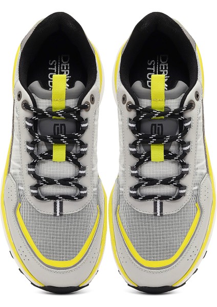 Studio Erkek Gri Bağcıklı Kalın Tabanlı Sneaker 25WFD780114
