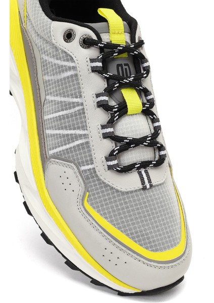 Studio Erkek Gri Bağcıklı Kalın Tabanlı Sneaker 25WFD780114