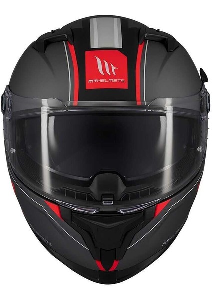 mt Braker Sv Charm B5 Mat Siyah Kırmızı Kapalı Kask fiyatları