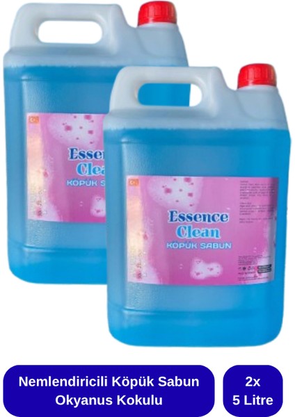 Nemlendiricili Köpük Sabun Okyanus Kokulu 5 Lt x 2 Adet