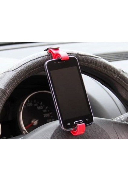 Araç Içi Araba Direksiyonu Arası Telefon Tutucu Stand Aparat Gri fiyatları