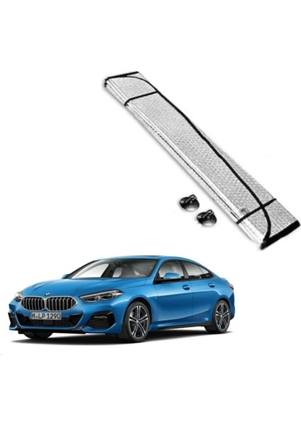 2 Adet Araba Ön ve Arka Cam Güneşliği Vantuzlu Parlak Alüminyum Katlanabilir Oto Güneşlik (130X60CM) fiyatları