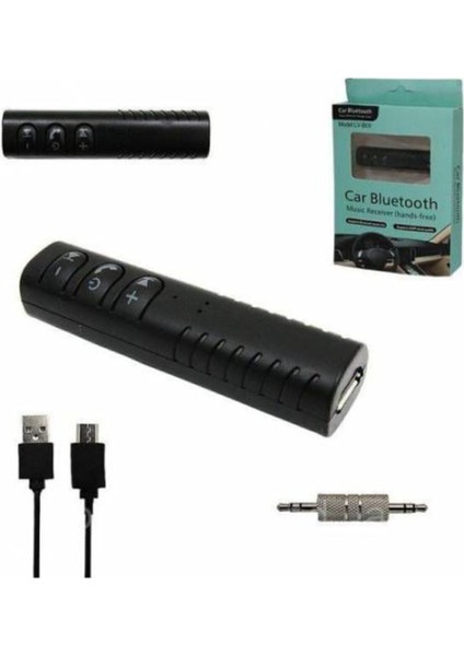 Bluetooth Ses Alıcısı Aux Oto Araç Teyp Kiti Android Ios Uyumlu B09 Tr fiyatları