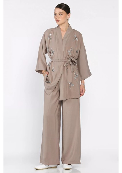 Taşlı Kimono Pantolon Ikili Takım P-00017514 fiyatları