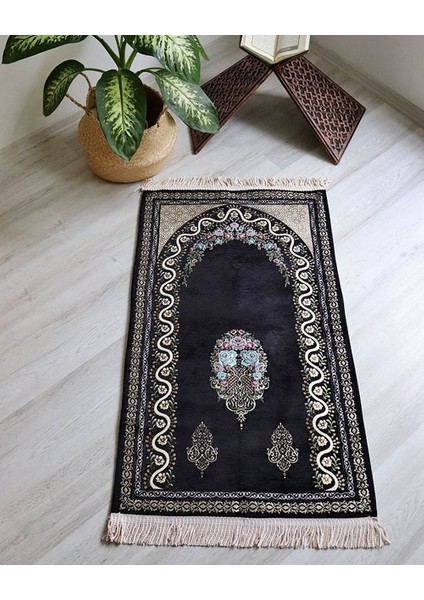 Çeyizlik Hediyelik Seccade Eşarp Tesbih Set – Kadife Astarlı Seccade, Eşarp, Kristal Tesbih Kutulu Lüks Hediye Seti fırsatları