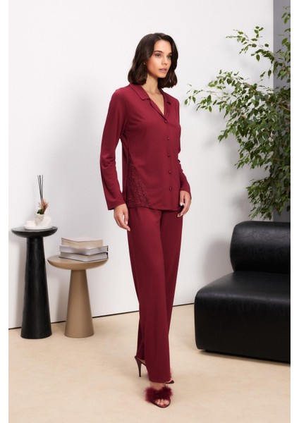 Penye Altılı Gelin Çeyiz Seti - 5000 Bordo