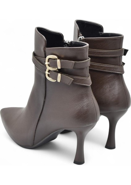 569F Günlük Fermuarlı Kadın Topuklu Bot Ayakkabı Ince Topuk Klasik Topuklu Kadın Bot modelleri