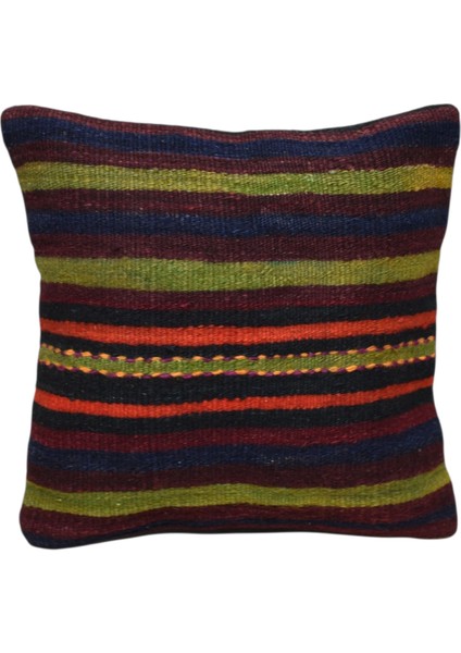 El Dokuma Kilim Kırlent Yastık Kılıfı 0268 - Yeni - Çok Renkli fiyatları