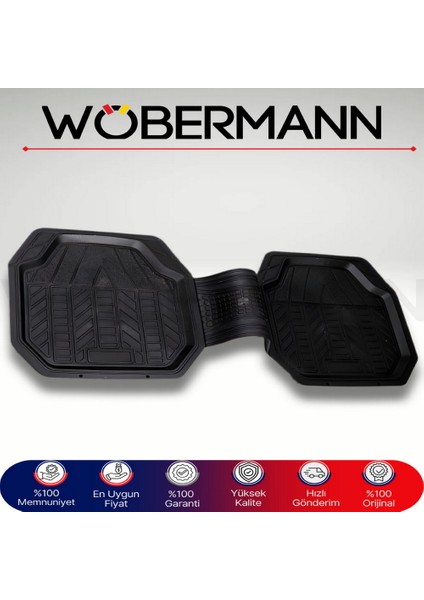 Wöbermann 4d Universal Oto Paspas – Kaymaz, Yüksek Kenarlı, Koku Yapmayan, Tüm Araçlara Uyumlu fiyatları