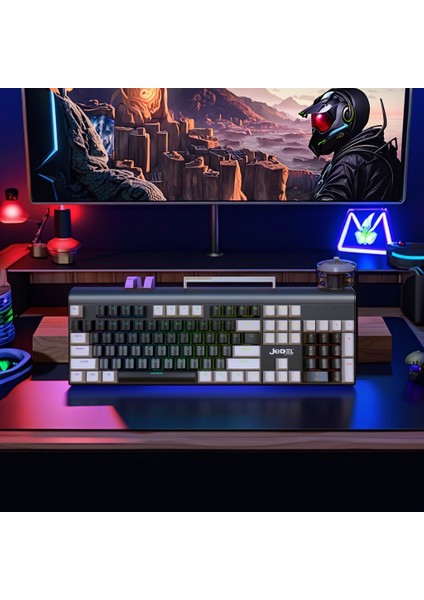 Rgb Aydınlatmalı Gaming Klavye - USB Bağlantı, Rahat Kullanım Oyuncu Klavyesi fırsatları
