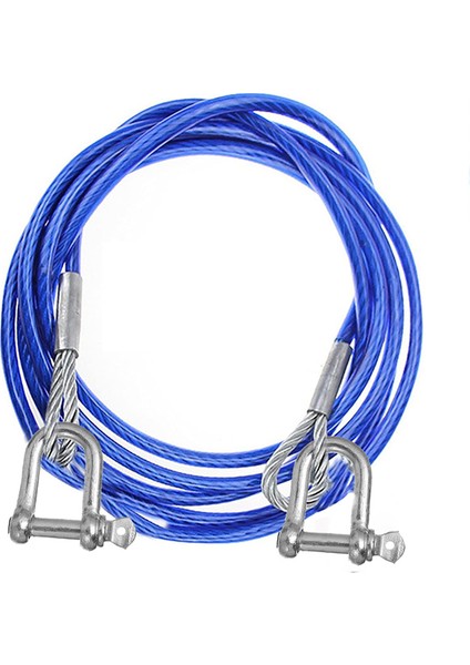 Oto Araç Çekme Halatı Çelik 7 Ton Çantalı Izoleli 4 Metre