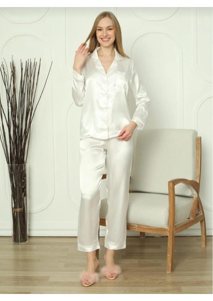 Saten Pijama Takımı