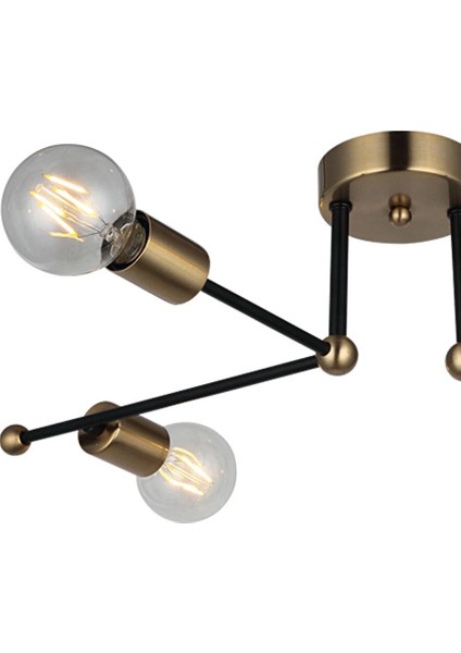 Rena Eskitme Siyah Plafonyer Dörtlü modelleri