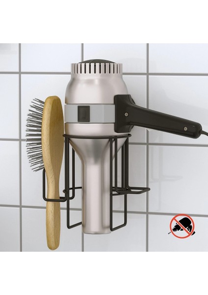 Vakumlu Saç Kurutma Makinası Askılığı Siyah