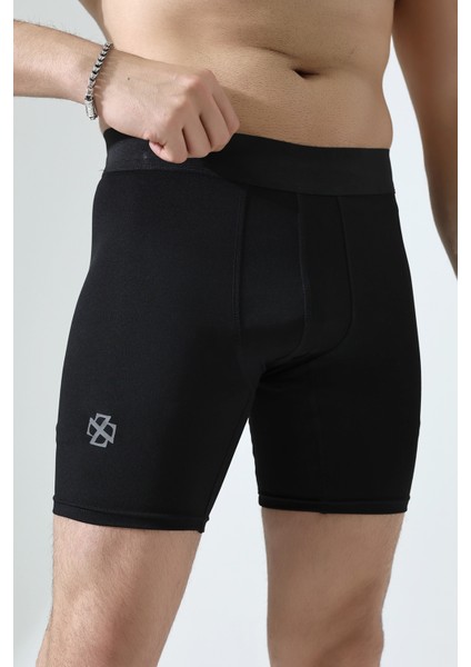 Kısa Erkek Taytı / Erkek Sporcu Kısa Tayt / Bıker Tayt