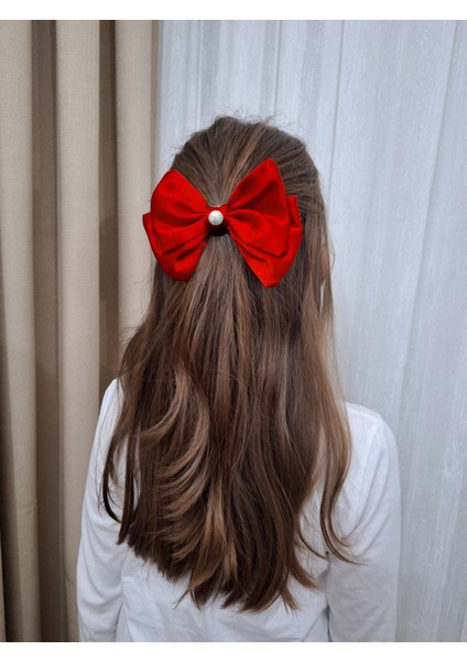 Kadın 3’lü Fiyonk Saç Tokası Seti + Scrunchie Hediyeli - Kızıl Miras modelleri