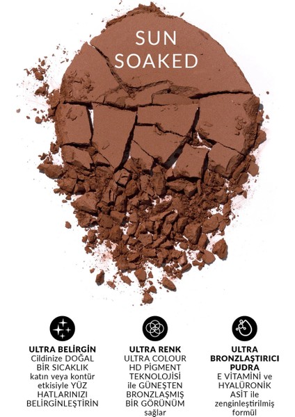 Ultra Colour Sıkıştırılmış Bronzlaştırıcı Pudra - Sun Soaked fiyatları