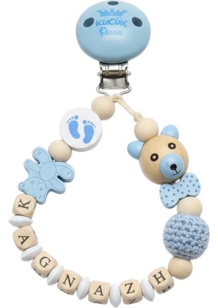 Fitifitibebe Doğal Ahşap Emzik Zinciri - Isme Özel Emzik Askısı Ahşap Emzik Zinciri Emzik Tutucu fırsatları