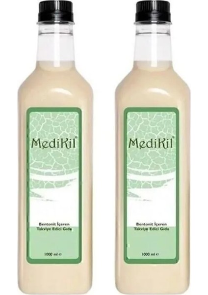 Ikili Bentonit Kil Takviye Edici Gıda 1lt