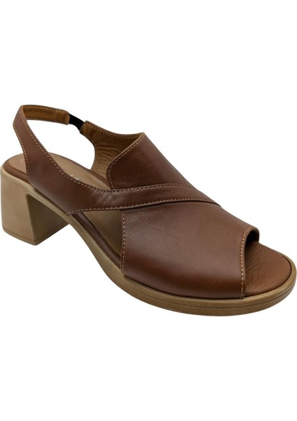 Cristallo - Kadın Topuklu Sandalet - Taba - 39 fiyatları