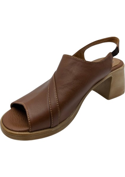 Cristallo - Kadın Topuklu Sandalet - Taba - 39 modelleri