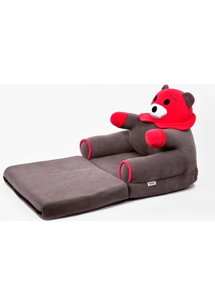 Portatif Taşınabilir Katlanabilir Sünger Ayıcık Koltuk- Çocuk Koltuğu - Fuşya fiyatları