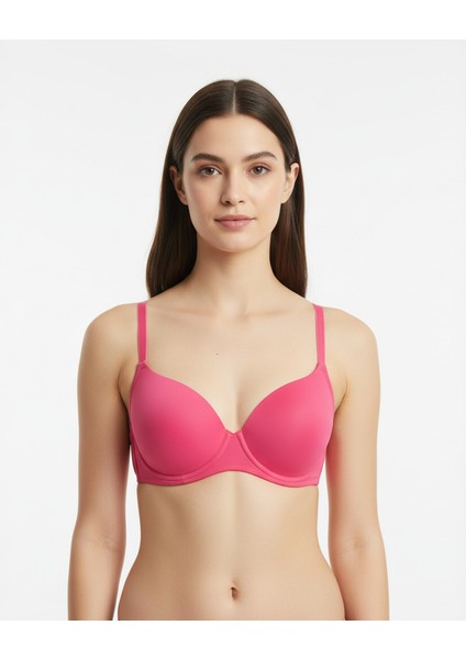 Kadın Straplez Micro Mercan Rengi Sütyen BB2001