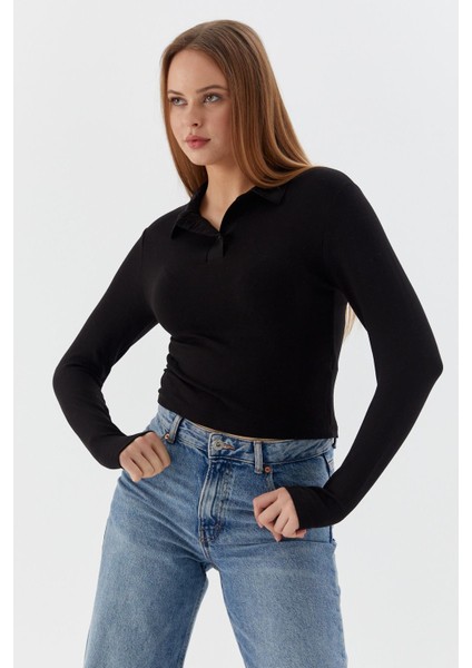 Polo Yaka Body Sıyah fiyatları