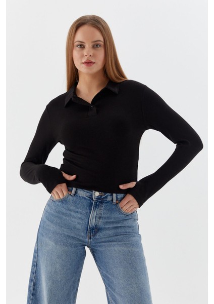 Polo Yaka Body Sıyah fırsatları