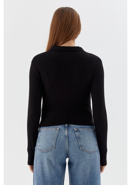 Polo Yaka Body Sıyah indirimleri