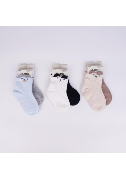 Retkit 2li Erkek Bebek Soket Çorap K44144 Asorti